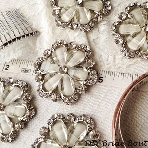 10 crystal Brooches Wedding Brooches Rhinestone Brooch Bridal Brooch Crystal Brooch Large Pearl Brooch