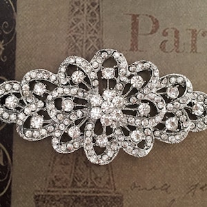 Wedding Brooch Rhinestone Brooch Bridal Brooch Crystal Brooch