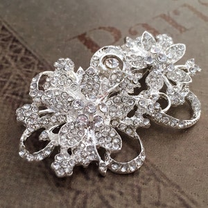 Rhinestone brooch, crystal brooch, wedding brooch, rhinestone brooch pin, crystal pin brooch