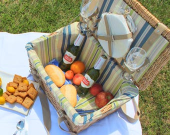 Summer Solstice Picnic Basket