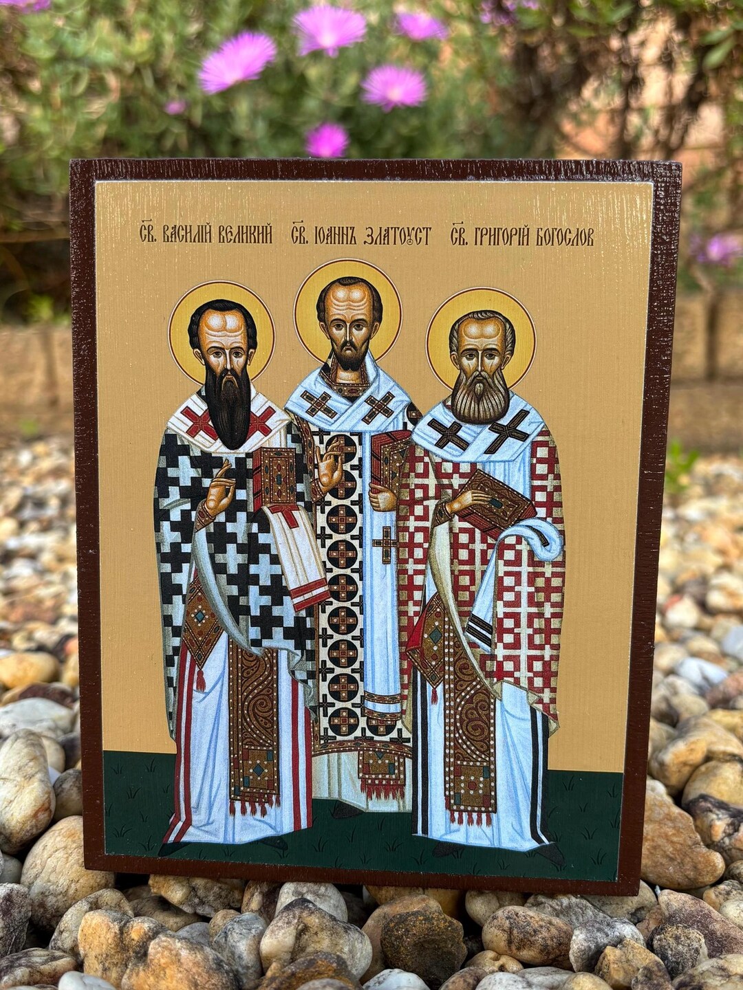 Orthodox Icon of the Three Holy Hierarchs - Etsy