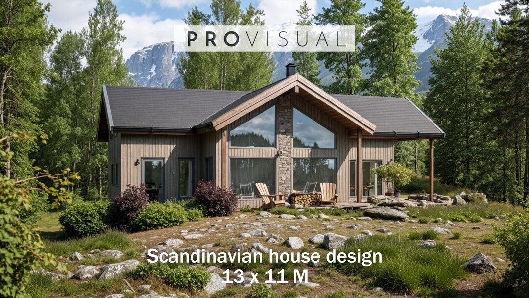 Image showcasing Scandinavian Nordic House Plans – DIY Build Cozy Minimalist Home With ...