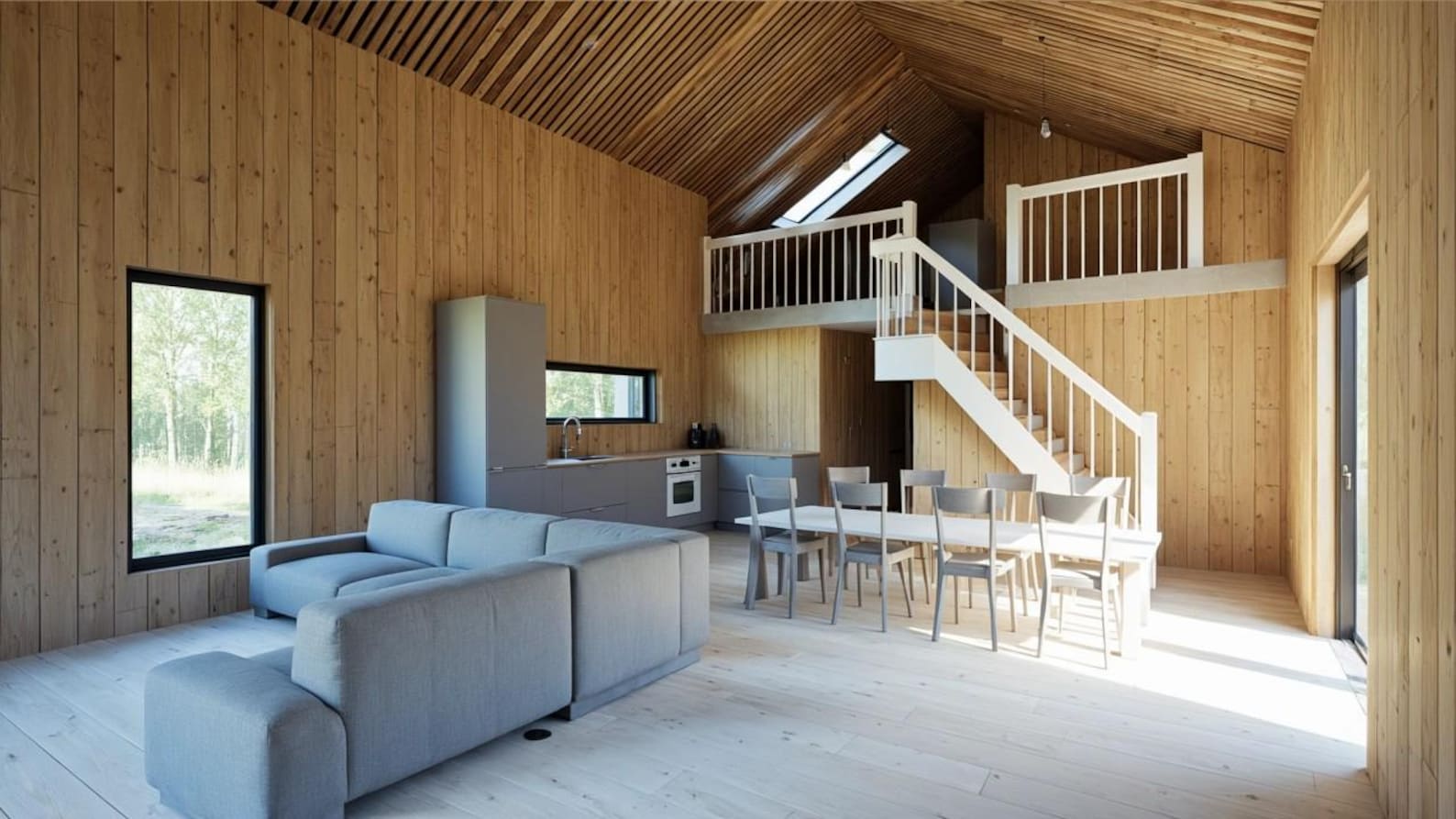 SCANDINAVIAN HOUSE Plan, Cozy Nordic Cabin DIY Build, Architectural ...