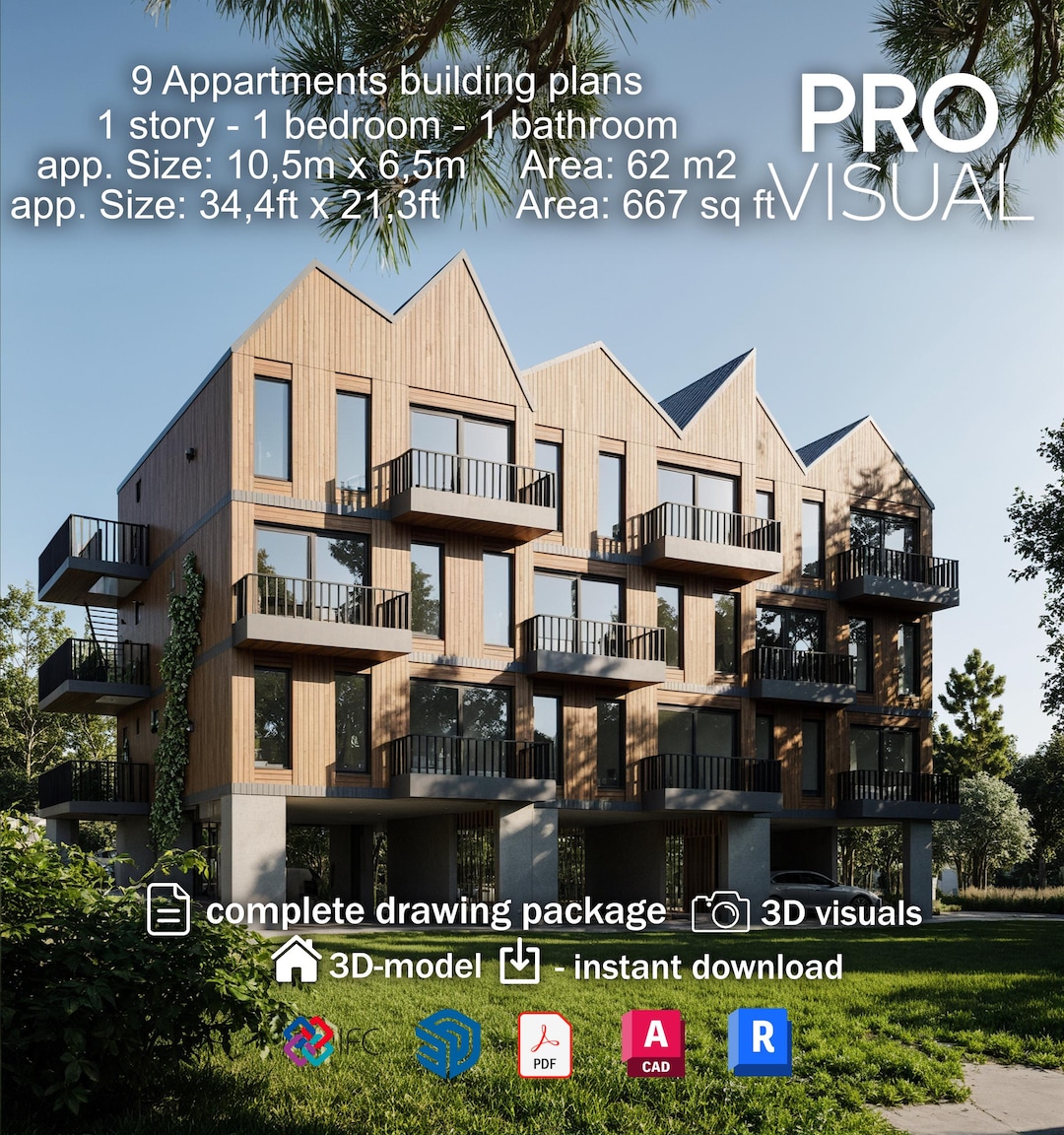 9 Luxury Apartment Building Plans | Modern Condo Layout Blueprint ...