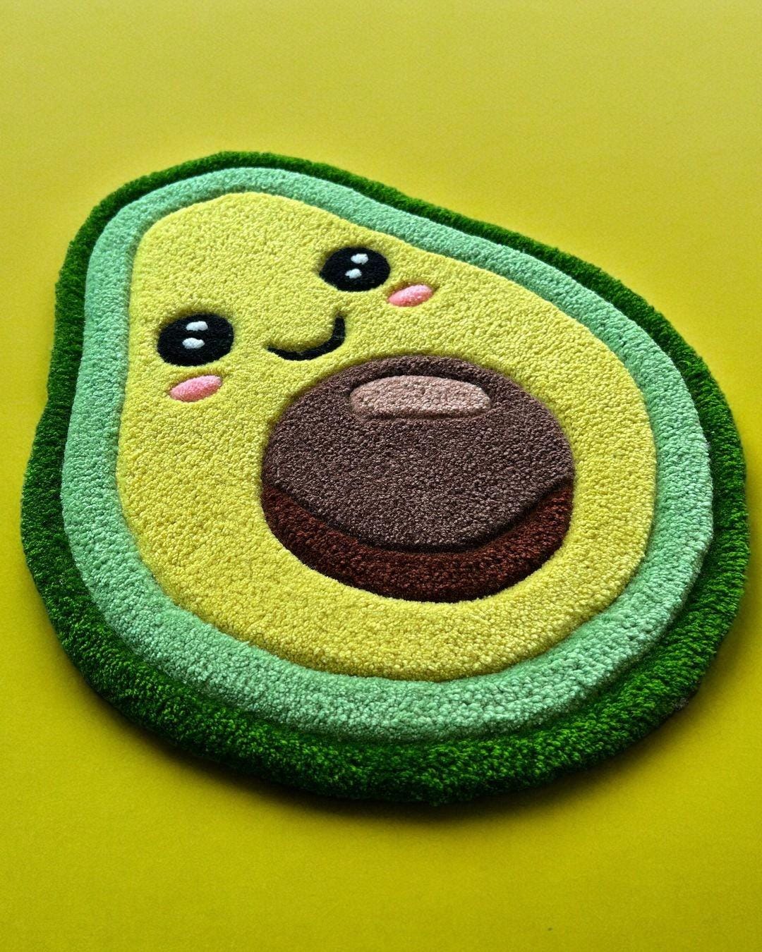 Avocado Tufting Rug Handmade Rug - Etsy