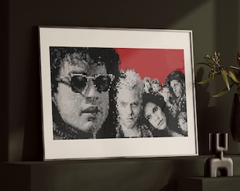 Patrón de punto de cruz del elenco de la película Lost Boys / Clásico de culto del terror de los 80 DIY