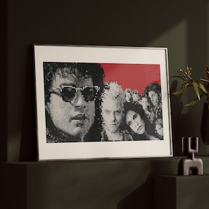 Lost Boys Movie Ensemble Cast Cross Stitch Pattern | 80s Horror Cult Classic DIY