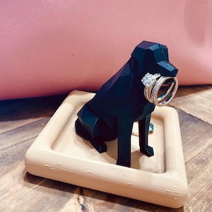 Dog Ring Holder with Bed