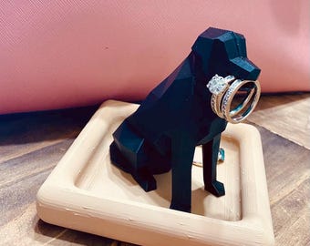 Dog Ring Holder with Bed
