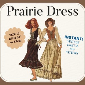 Pioneer Dress - Etsy