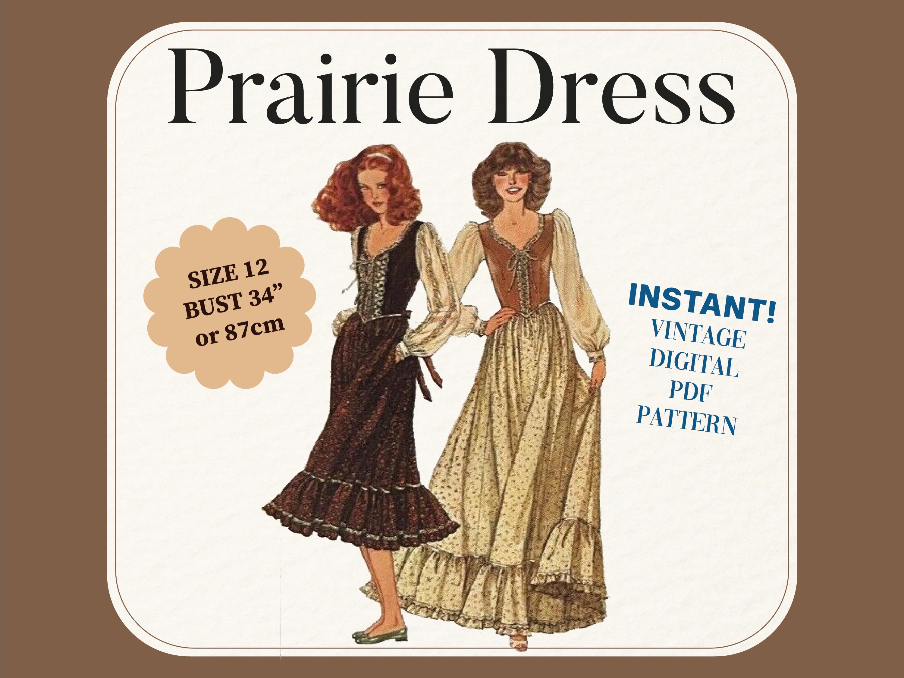 Vintage Prairie Dress - Etsy
