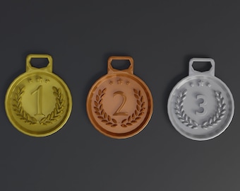 Medaillen, STL Dateien für den 3D Druck (Digitaler Download)