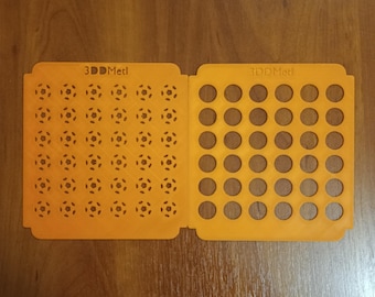 Streuschablone FUßBALL Motiv. Digitale STL-Datei für den 3D-Druck, Cookie Maker Download