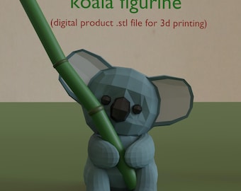 figurine - koala (.stl file for 3d printing)