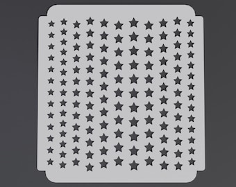 Streuschablone Digitale STL-Datei für den 3D-Druck, Cookie Maker Download