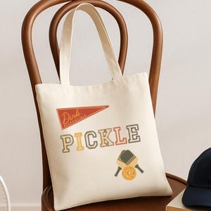 Pickleball Team Tote Quirky Sports Bag Pickleballer Merch