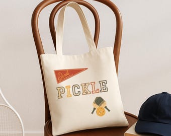 Pickleball Team Tote Quirky Sports Bag Pickleballer Merch