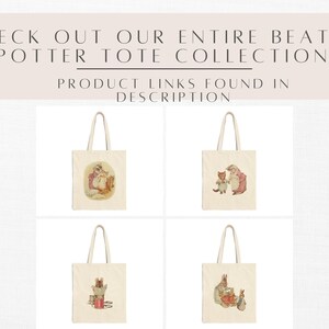 CHECK OUT OUR ENTIRE Beatrix Potter COLLECTION
Check out our entire Beatrix Potter tote bag collection. Product links found in the description: Tom Kitten, Peter, Rabbit, The Tailor Mouse