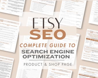 Etsy Listing Help SEO Guide: Shop Optimization Tool (PDF)