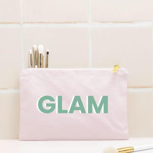 Tween Glam Bag Girls Weekend Pouch, Cotton Zipper