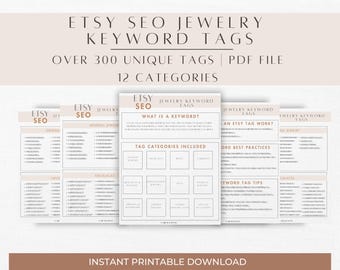 Jewelry SEO Tags Etsy Seller Keywords Help PDF