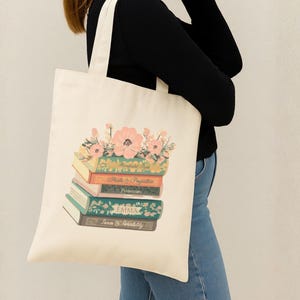 Austen Book Tote  Pemberley Love Regency Book Bag