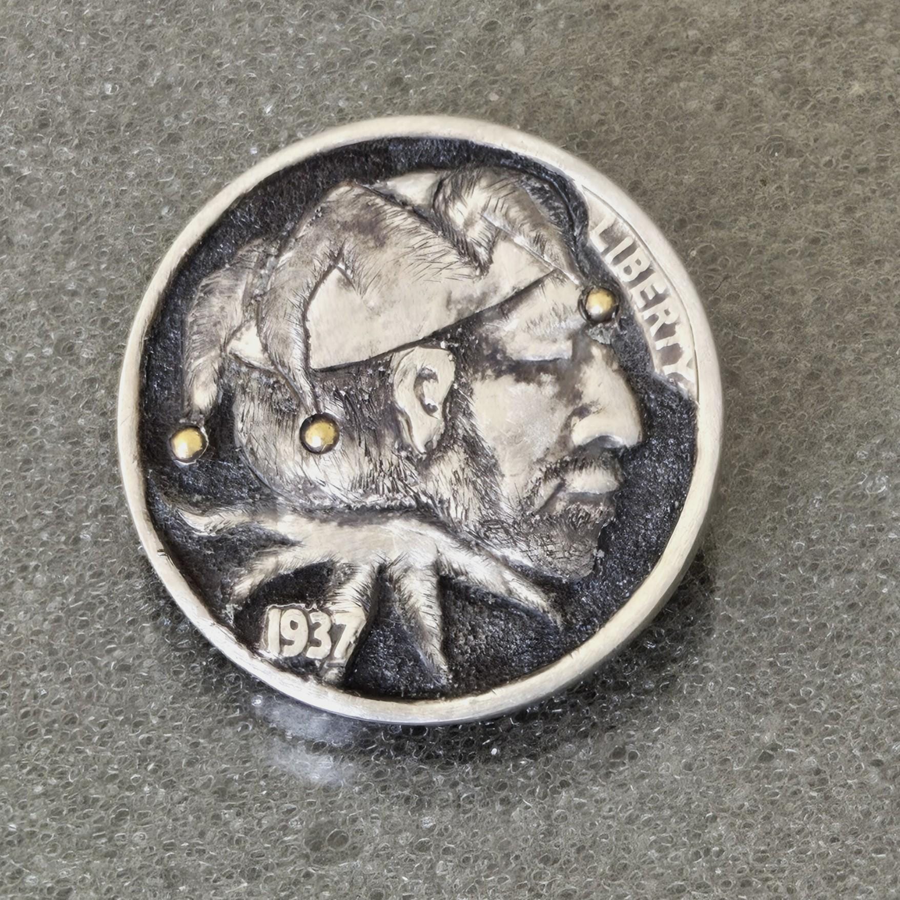 24k Gold Buffalo Nickel - Etsy