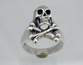 SS Skull and Bones Ring