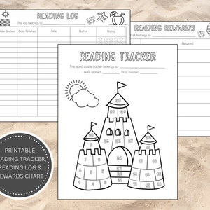 Kids Summer Reading Challenge | Reading Tracker, Reading Log & Reading ...