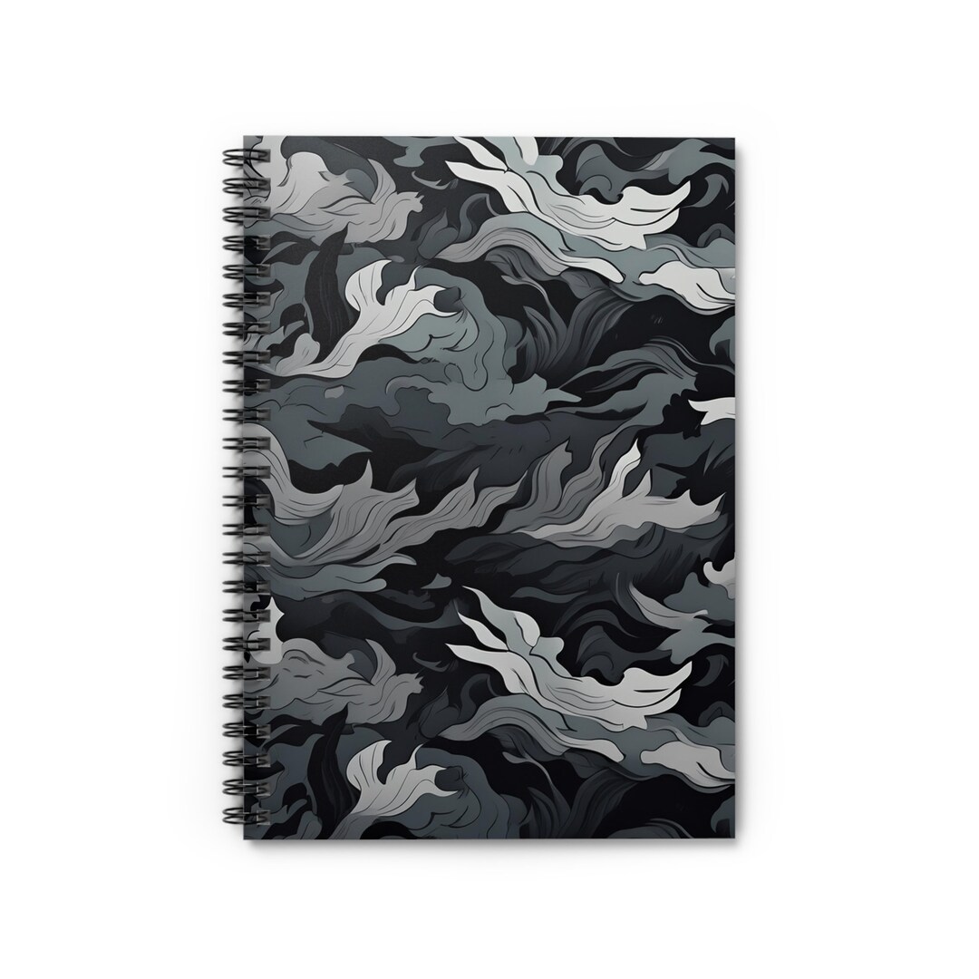 Digital Ruled Notebook Digital Abstract Spiral Notebook Ruled Line - Etsy