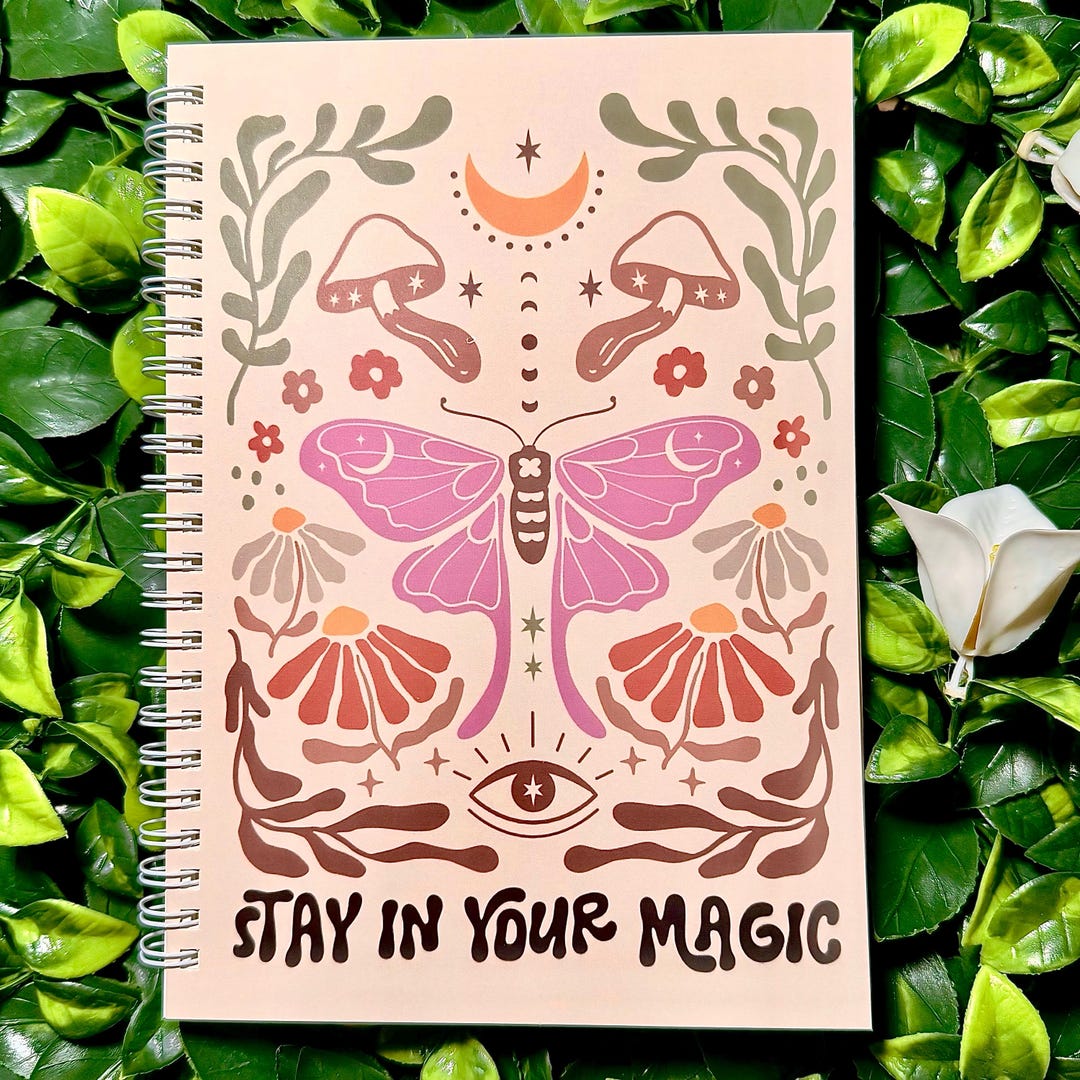 Stay in Your Magic Notebook – Aesthetic Mental Health Journal for ...