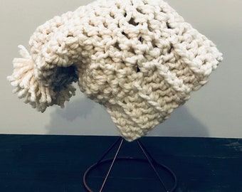 Crochet Chunky Slouch Hat