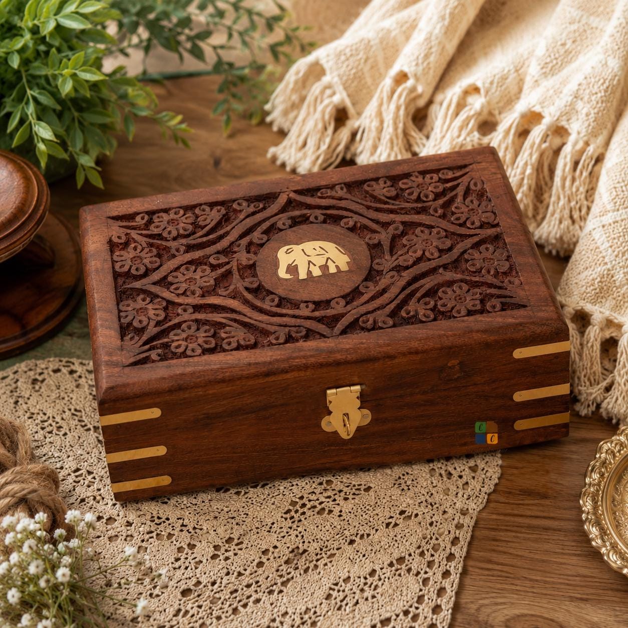 手彫りの木箱 - Etsy 日本