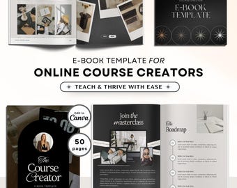 Course E-Book Template: 50-Page Canva Layout