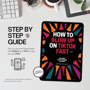 How to Grow on Tik Tok Fast – Step-by-Step Viral Strategy Guide (Digital PDF Download)