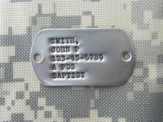 free military dog tags