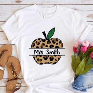 Personalized Teacher Shirt, Custom Teacher Shirt, School Shirt, Teacher Name Shirts, Funny Teacher Shirt, Teacher Gift,  Teacher Gift
