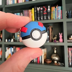 Great Ball Magnet Set, Pokeballs, Fridge Magnets, 3D Printed Magnets, Neodymium Magnets