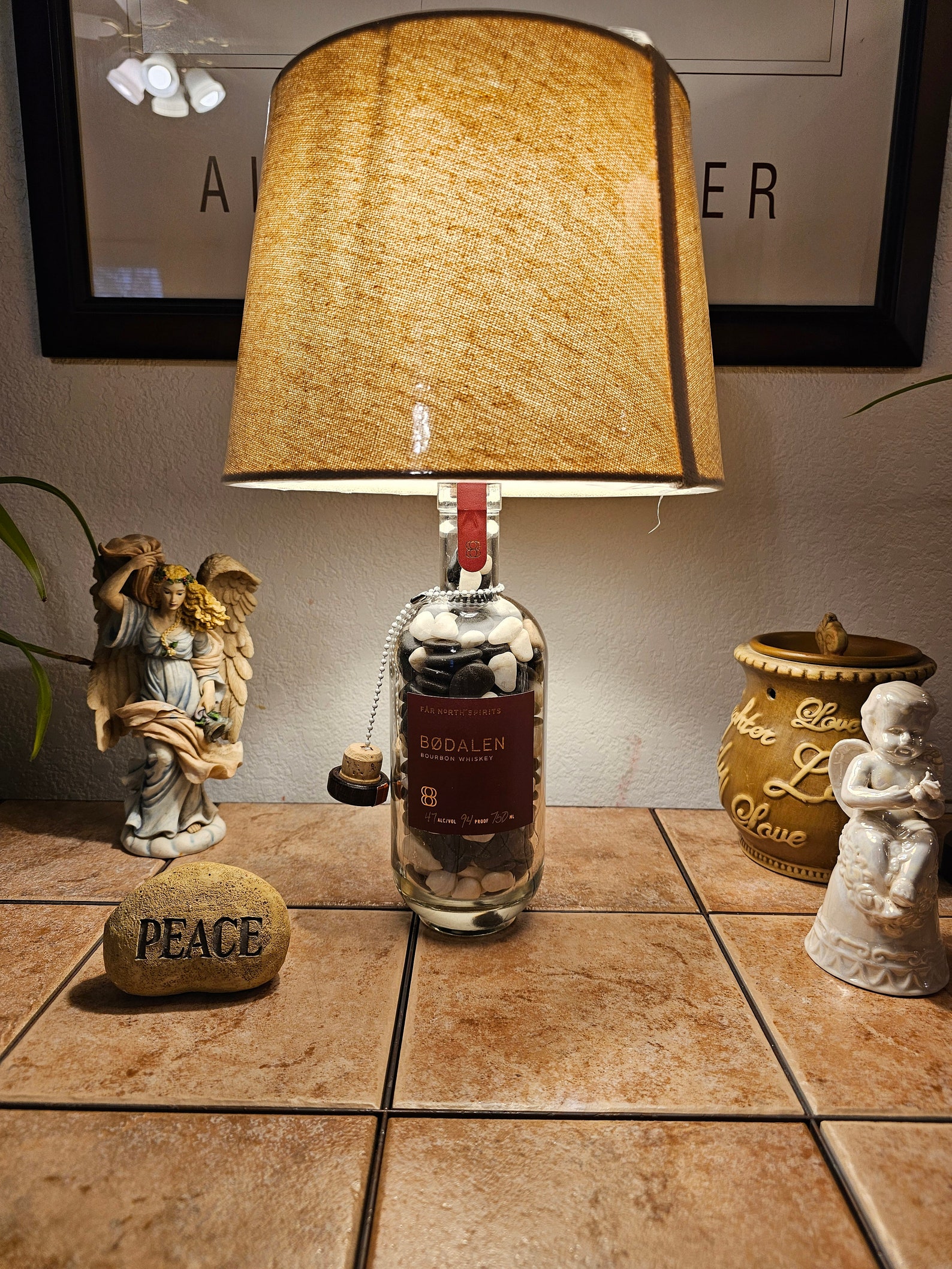Reclaimed/repurposed Whiskey Bottle Lamps - Etsy