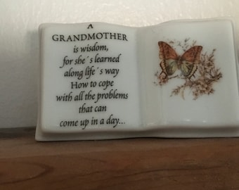 Mini Standing book Plaque 3”