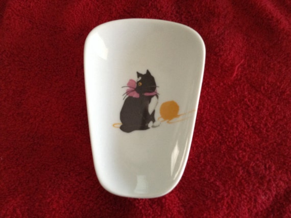 black cat spoon rest