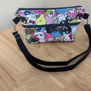 Portemonnee stripfiguur, klein portemonneetje, cadeau voor meisjes.Minnie, Sanrio, Disney Princess en Bluey