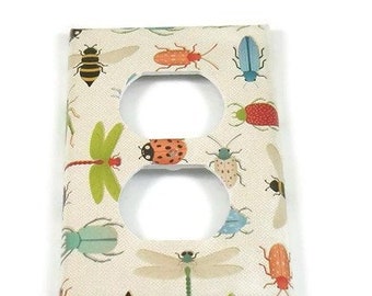 Bug Outlet Switchplate Wall Decor  Light  Switch Plate Cover in Insects (211O)