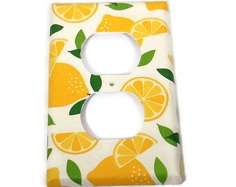 Outlet Switch Plate Light Switch Cover in Lemonade (292O)