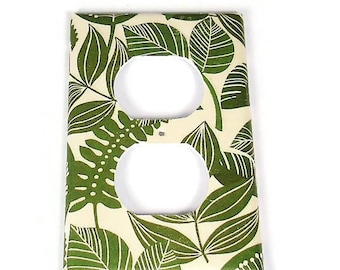 Outlet Plate Light Switch Cover  in Rainforest   (206O)