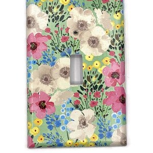 Light Switch Cover Wall Décor Switch Plate in Garden Party (146)