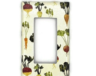 Kitchen Rocker Switch Plate Light Switch Cover Switchplate in Veggies (120R)