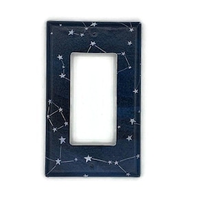 Rocker Light Switch Cover Wall Decor Switchplate  in Galaxy (145R)