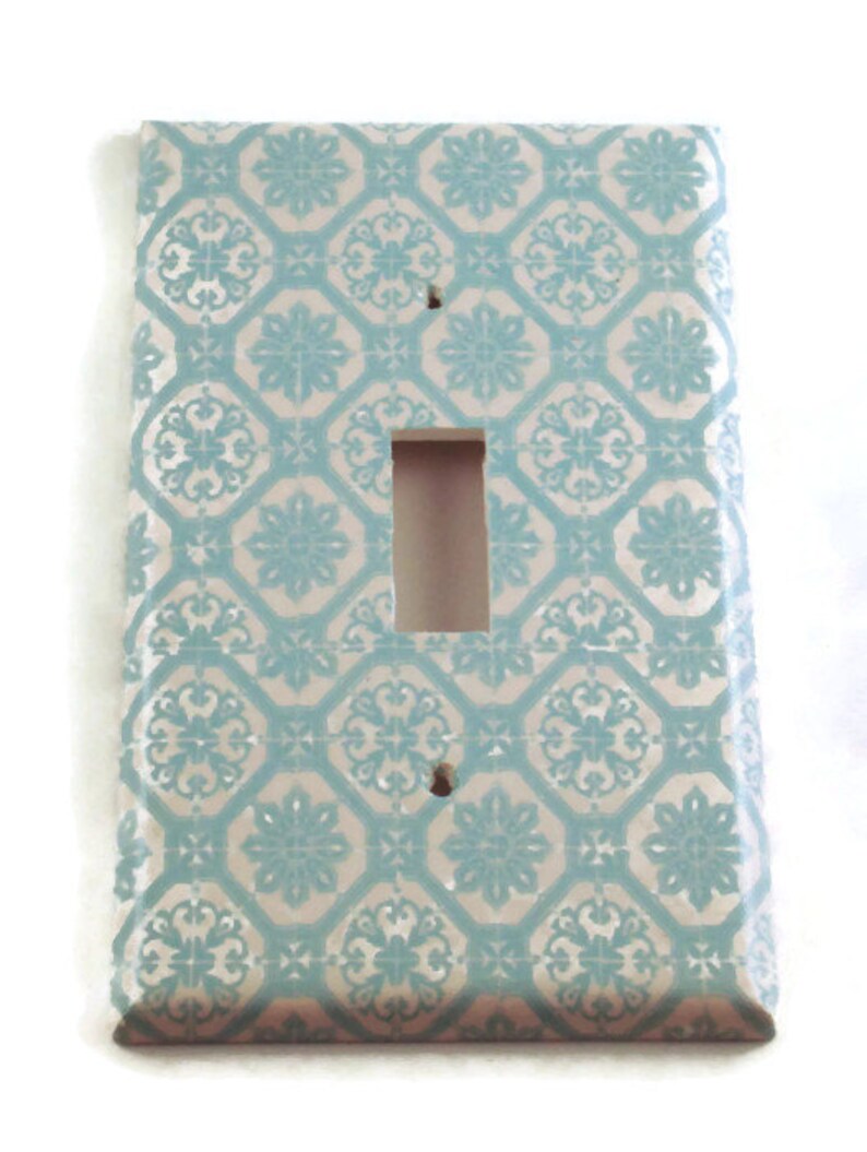 Light Blue Switchplate Light Switch Cover in Royal Family - Etsy