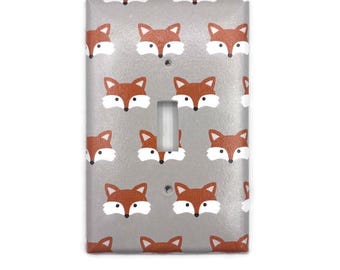 Light Switch Cover Wall Décor in Little Fox (275 mid)
